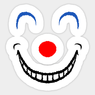 Cartoon Eyes - Clown Sticker